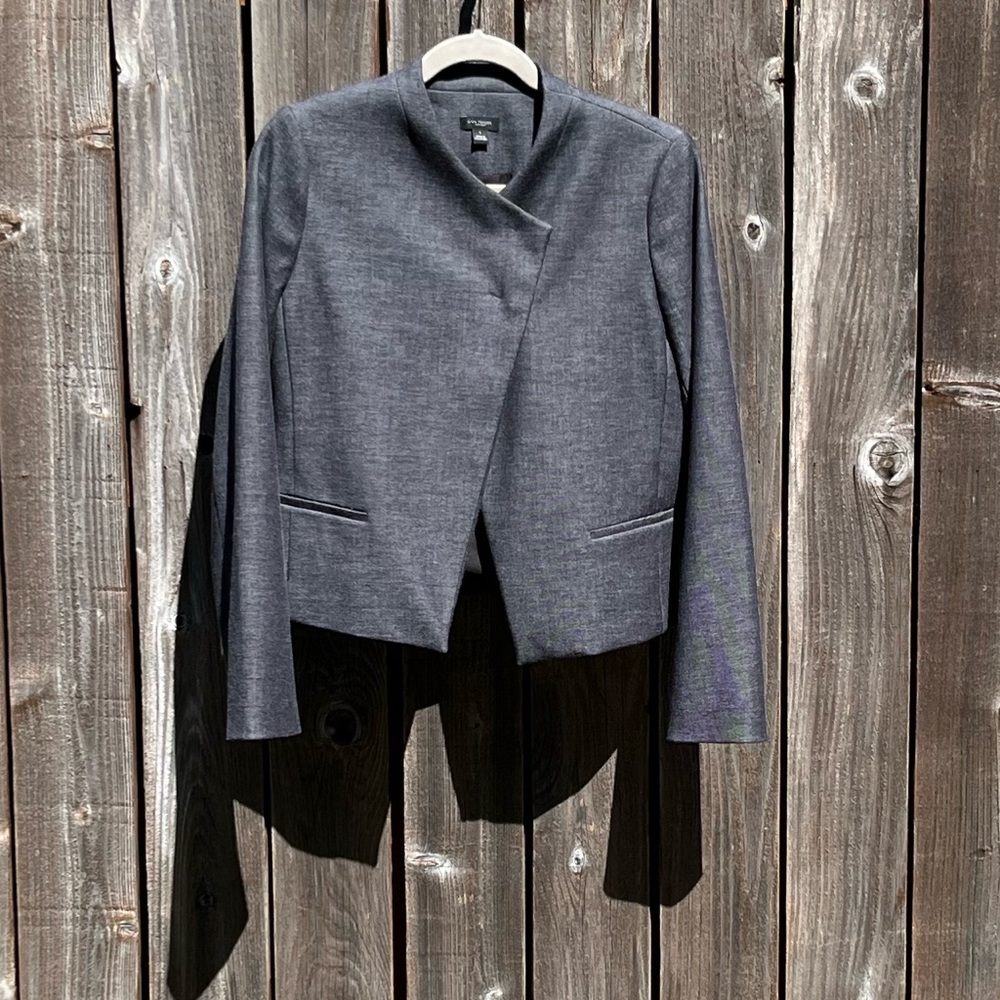 Ann Taylor Factory blue blazer jacket size small